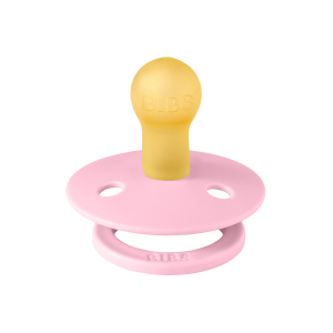 BIBS Colour Kauçuk Emzik - Baby Pink (0-6 ay)