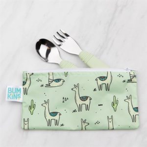 Bumkins Küçük 2'li Atıştırma Çantası - Cacti & Llamas - Görsel 2