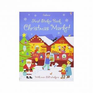 Usborne First Sticker Book Christmas Market
