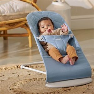 BabyBjörn Bliss Ana Kucağı Petal Cotton / Blue - Görsel 2