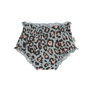 Antebies Cool Leopar Desenli Büzgülü Külot Şort