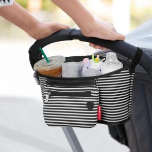 Skip Hop Grab&Go Bebek Arabası Düzenleyici Çizgili - Görsel 4