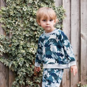 Antebies Kamuflaj Dino Desenli Sweatshirt - Görsel 2