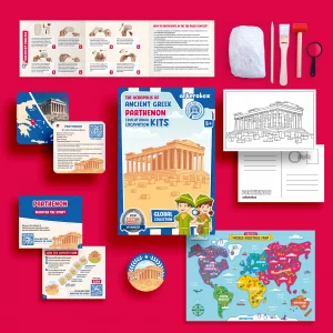 Arkerobox Antik Yunan | Parthenon Eğitici Kazı Seti | Global Koleksiyon - Görsel 2
