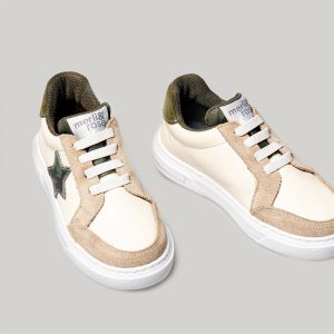 Merli&Rose Deri Star Sneaker | Kamuflaj - Görsel 4