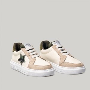 Merli&Rose Deri Star Sneaker | Kamuflaj - Görsel 3