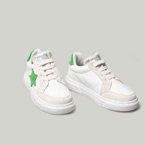 Merli&Rose Deri Star Sneaker | Yeşil - Görsel 4