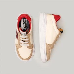 Merli&Rose Star Deri Sneaker | Glare Red - Görsel 2