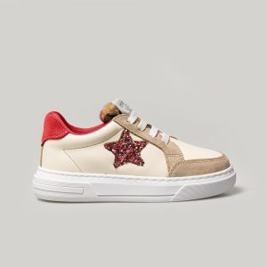 Merli&Rose Star Deri Sneaker | Glare Red - Görsel 4
