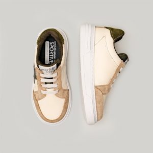 Merli&Rose Star Deri Sneaker | Kamuflaj - Görsel 2
