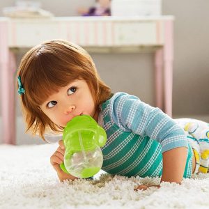 Munchkin Tıklama Kilitli Uçlu Alıştırma Bardağı, 6 Ay+, 7 oz/207 ml, Mavi - Görsel 2