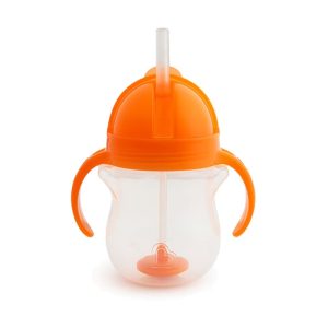 Munchkin Tıklama Kilitli Uçlu Alıştırma Bardağı, 6 Ay+, 7 oz/207 ml, Turuncu