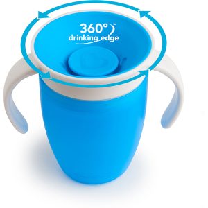Munchkin Mucize 360° Alıştırma Bardağı, 207 ml, 6 Ay +, Mavi - Görsel 3