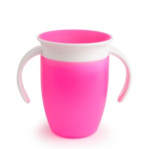 Munchkin Mucize 360° Alıştırma Bardağı, 207 ml, 6 Ay +, Pembe