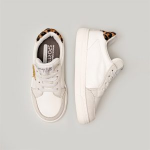 Merli&Rose Deri Star Sneaker | Gold-Leopar (21-25 numara) - Görsel 2