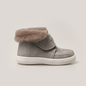 Merli&Rose Nordic Nubuk Kürklü Bot | Gri - Görsel 4