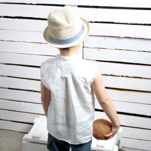 Coala Bamboo Mykonos Keten Unisex Gömlek - Görsel 2