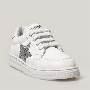 Merli&Rose Star Bebek Sneaker | Beyaz-Pembe-Silver - Görsel 2