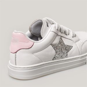 Merli&Rose Star Bebek Sneaker | Beyaz-Pembe-Silver - Görsel 3