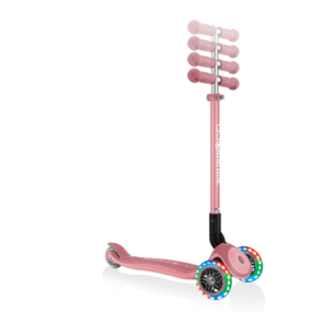 Globber Primo Plus Katlanabilir Işıklı Scooter - Pastel Pembe - Görsel 5