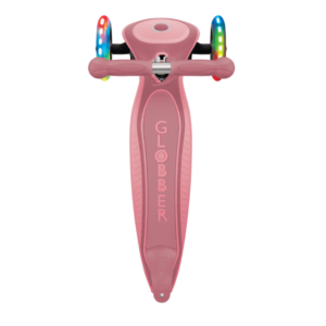 Globber Primo Plus Katlanabilir Işıklı Scooter - Pastel Pembe - Görsel 3