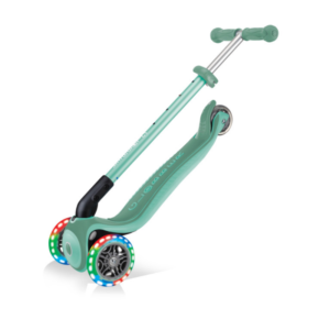 Globber Primo Plus Katlanabilir Işıklı Scooter - Mint Yeşili - Görsel 2