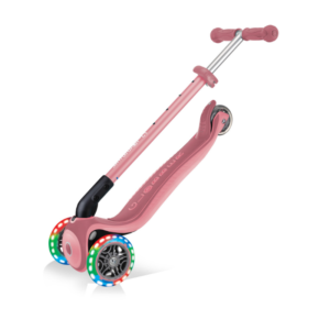 Globber Primo Plus Katlanabilir Işıklı Scooter - Pastel Pembe - Görsel 4
