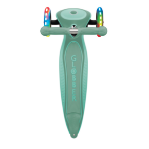 Globber Primo Plus Katlanabilir Işıklı Scooter - Mint Yeşili - Görsel 4