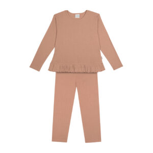 Klasik Jakar Uzun Kollu Pijama Takımı - Görsel 2