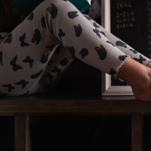 Kelebek Desen Uzun Kollu Taytlı Pijama Takımı - Görsel 5