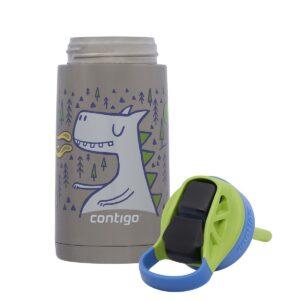 Contigo Gizmo Dragon Çelik Çocuk Suluğu 420ML Mavi - Görsel 3