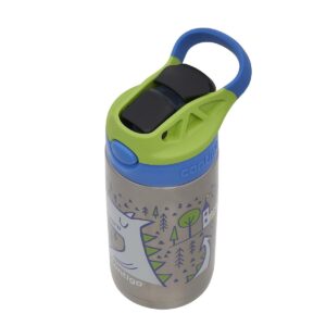 Contigo Gizmo Dragon Çelik Çocuk Suluğu 420ML Mavi - Görsel 4