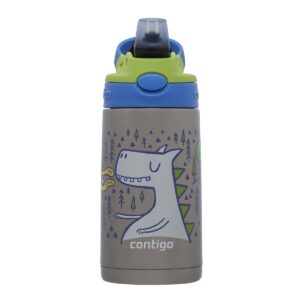 Contigo Gizmo Dragon Çelik Çocuk Suluğu 420ML Mavi - Görsel 6