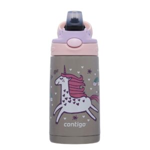 Contigo Gizmo Dragon Çelik Çocuk Suluğu 420ML Pembe - Görsel 7