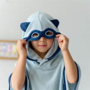 Mamayoyo 3D Nakışlı İnce Havlu Panço Maske